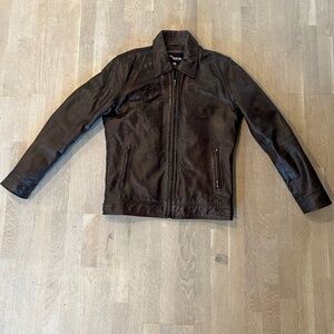 Brixton Leather Jacket Large